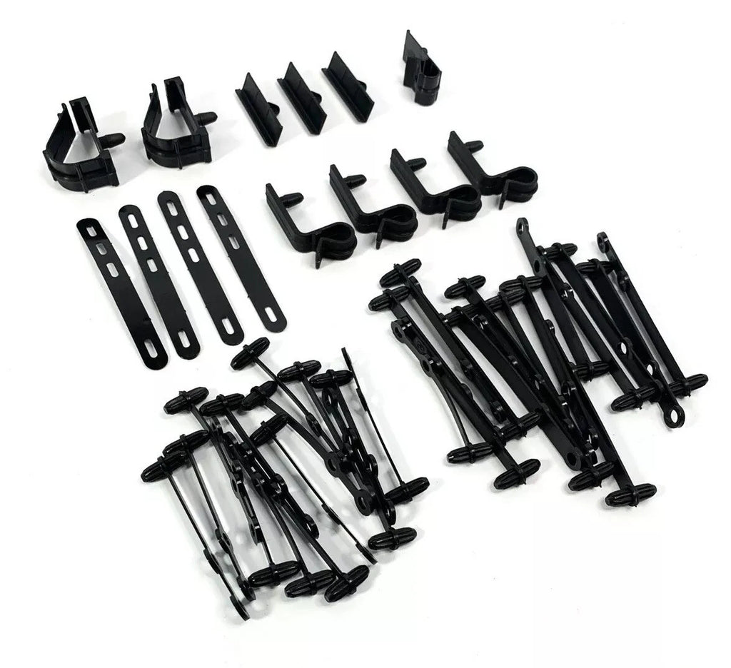 Engine Compartment Wire Loom Clip Kit Replacement for Ford Mustang (1967–1968)