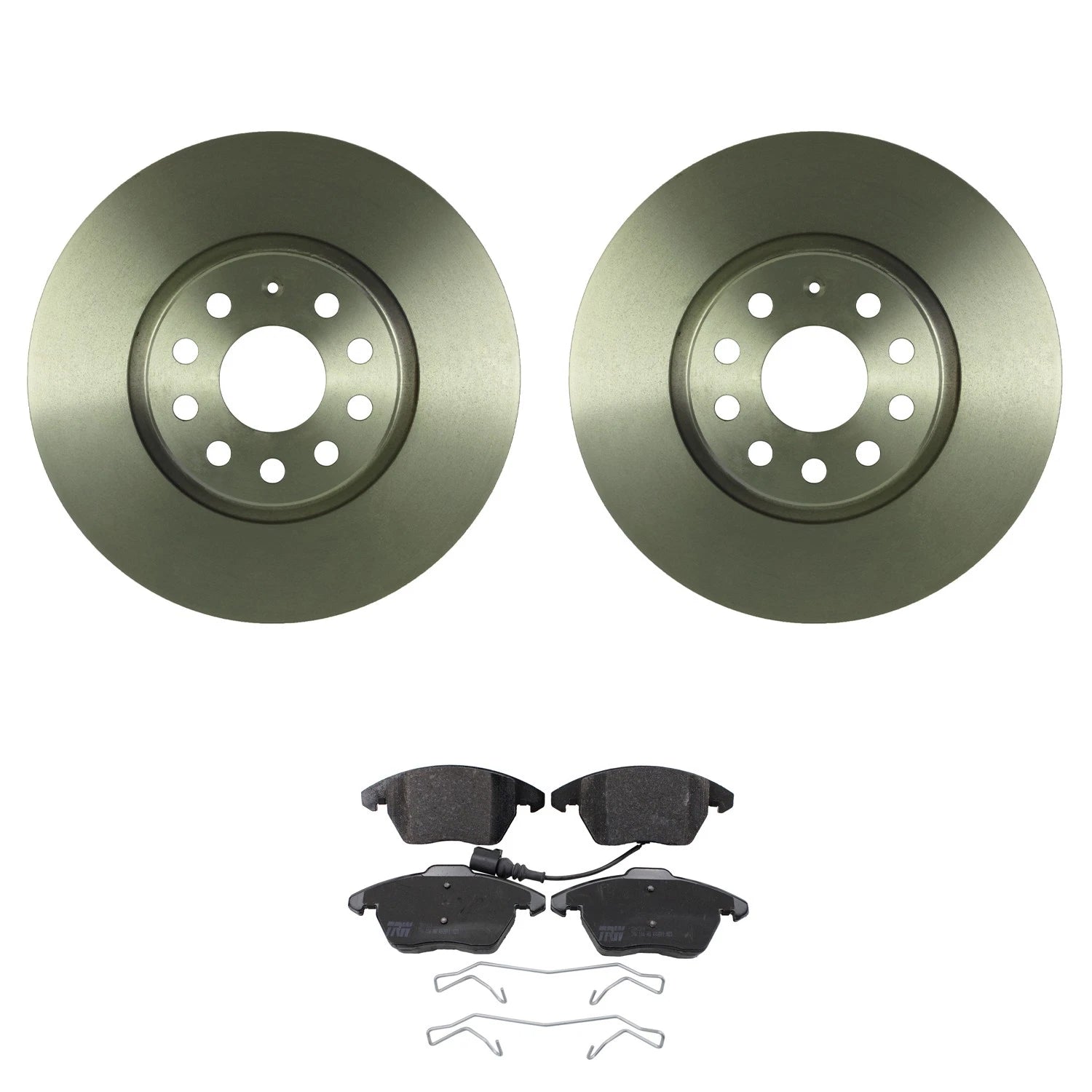 Set of 4 Bosch QuietCast Front Rotors & TRW Pro Low-Met Pads for Audi TT Quattro (2000–2006)