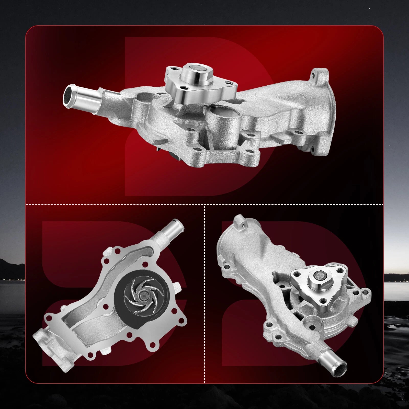 Water Pump for Chevy Cruze Sonic Buick Encore (2011–2020) 1.4L Engine