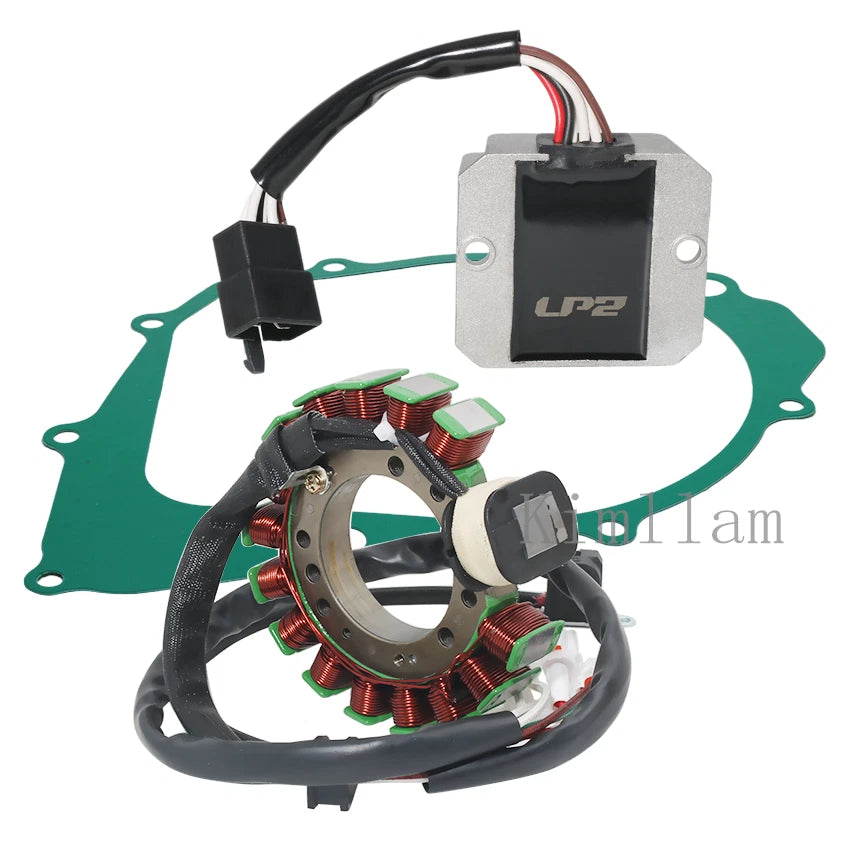 Stator Coil, Regulator, Gasket for Yamaha YFM350 Big Bear 350 (1995–1996)