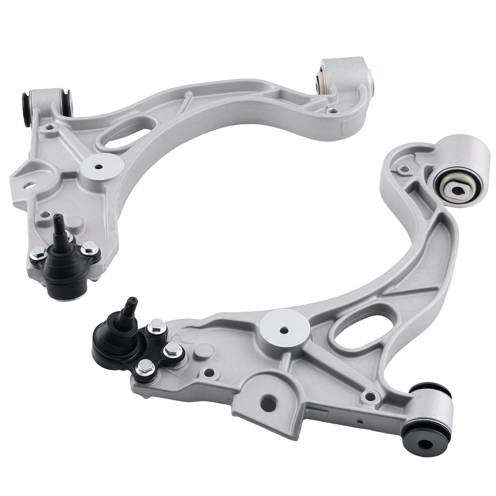 Set of 6 Front Lower Control Arms Tie Rods for Buick LeSabre Cadillac DeVille