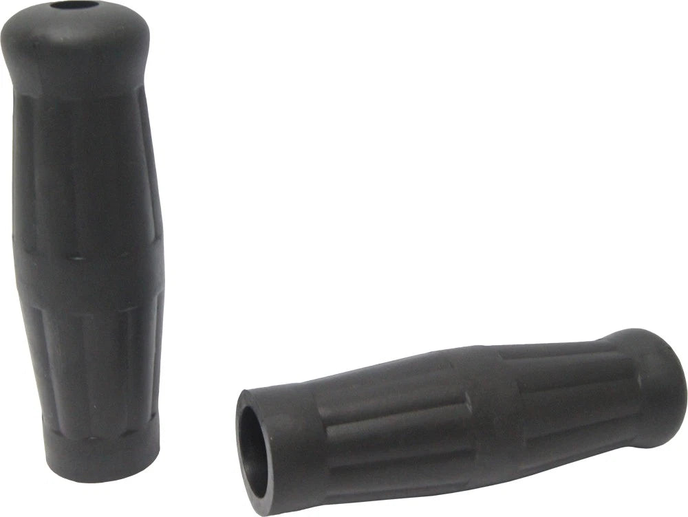 Old School Black Motorcycle Grips for Harley Davidson (2014–2017)