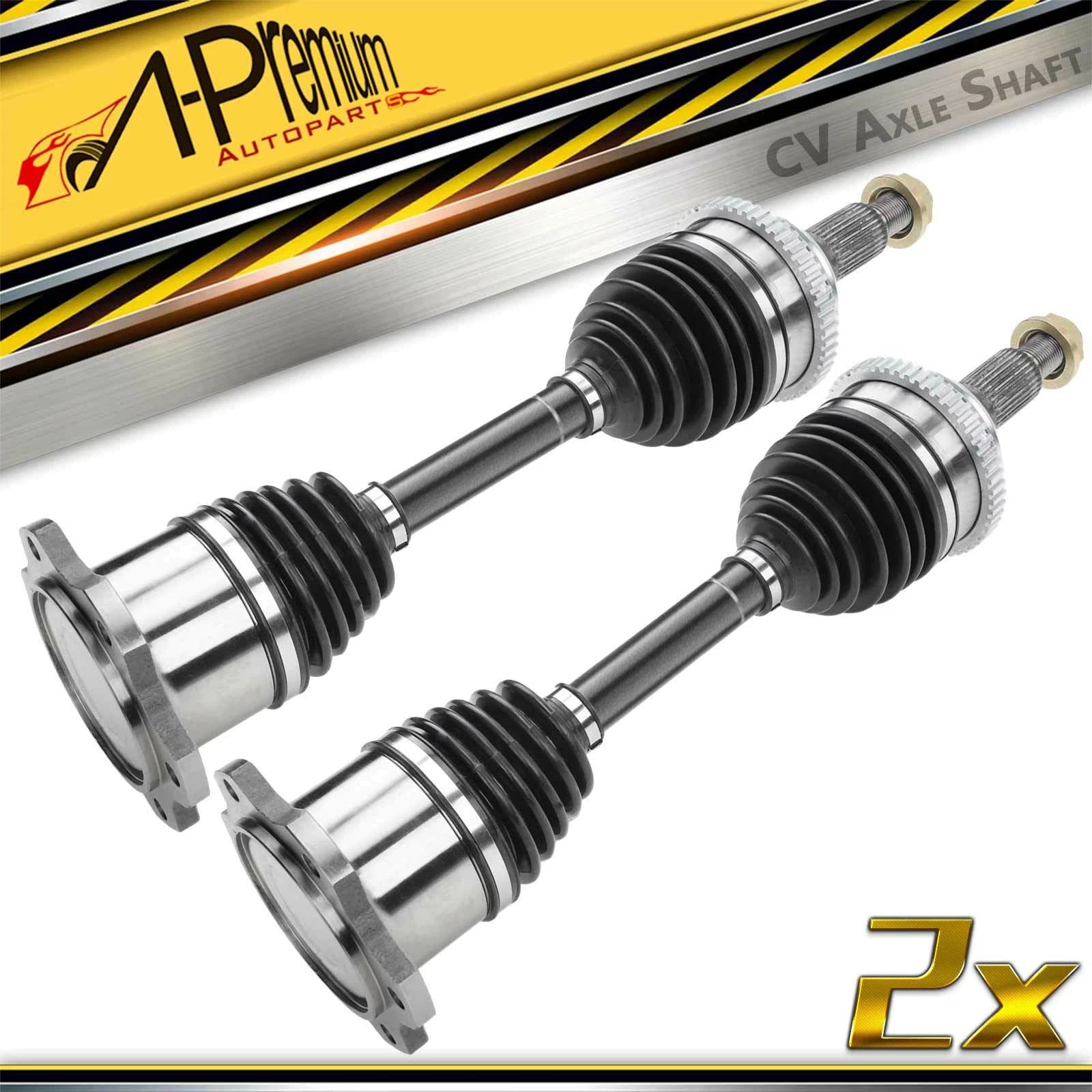 Set of 2 Front CV Axle Assemblies for GMC Yukon Chevrolet K1500 (1992–1997)