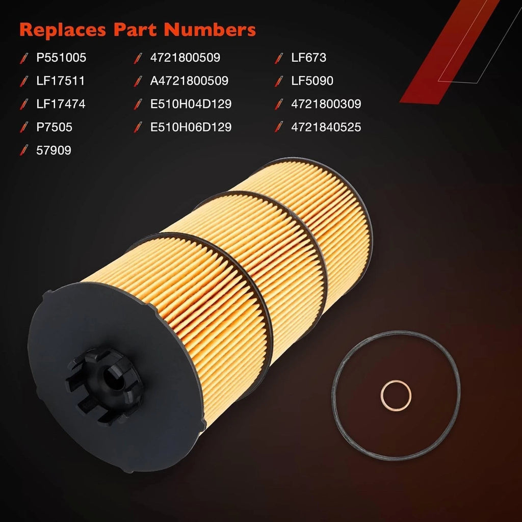 Oil Fuel Filter for Freightliner Cascadia (2007-2023)