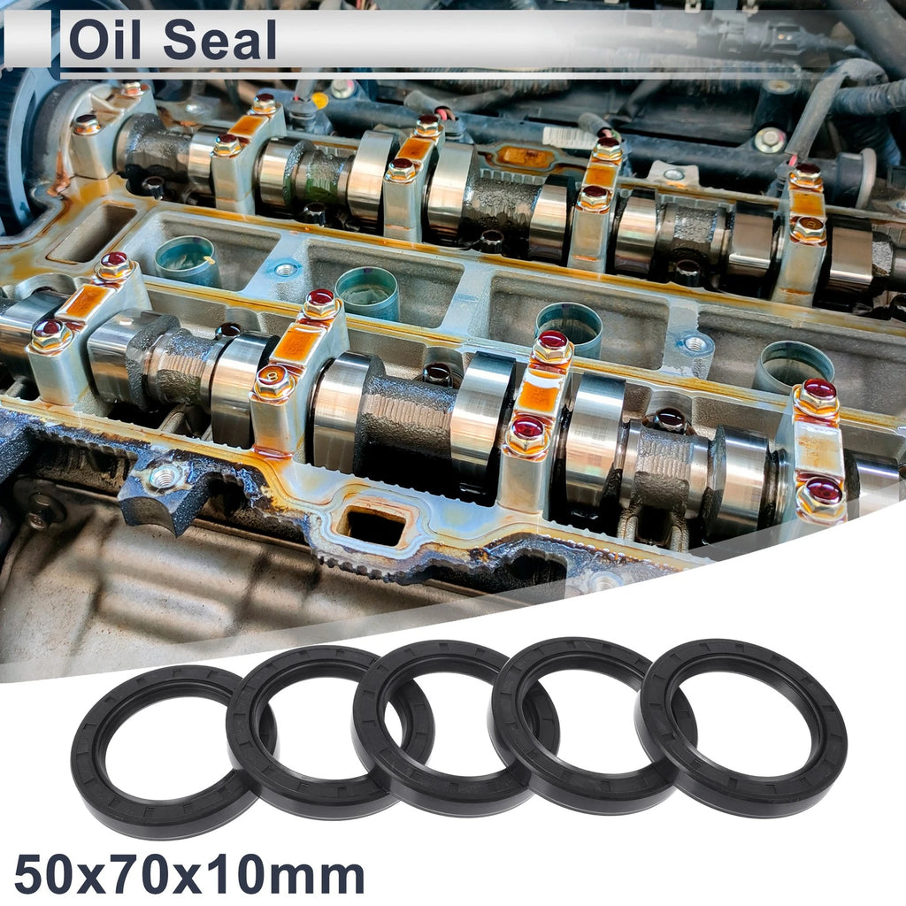 Set of 5 Oil Seal Ring 50x70x10mm NBR Rubber for Various Models 