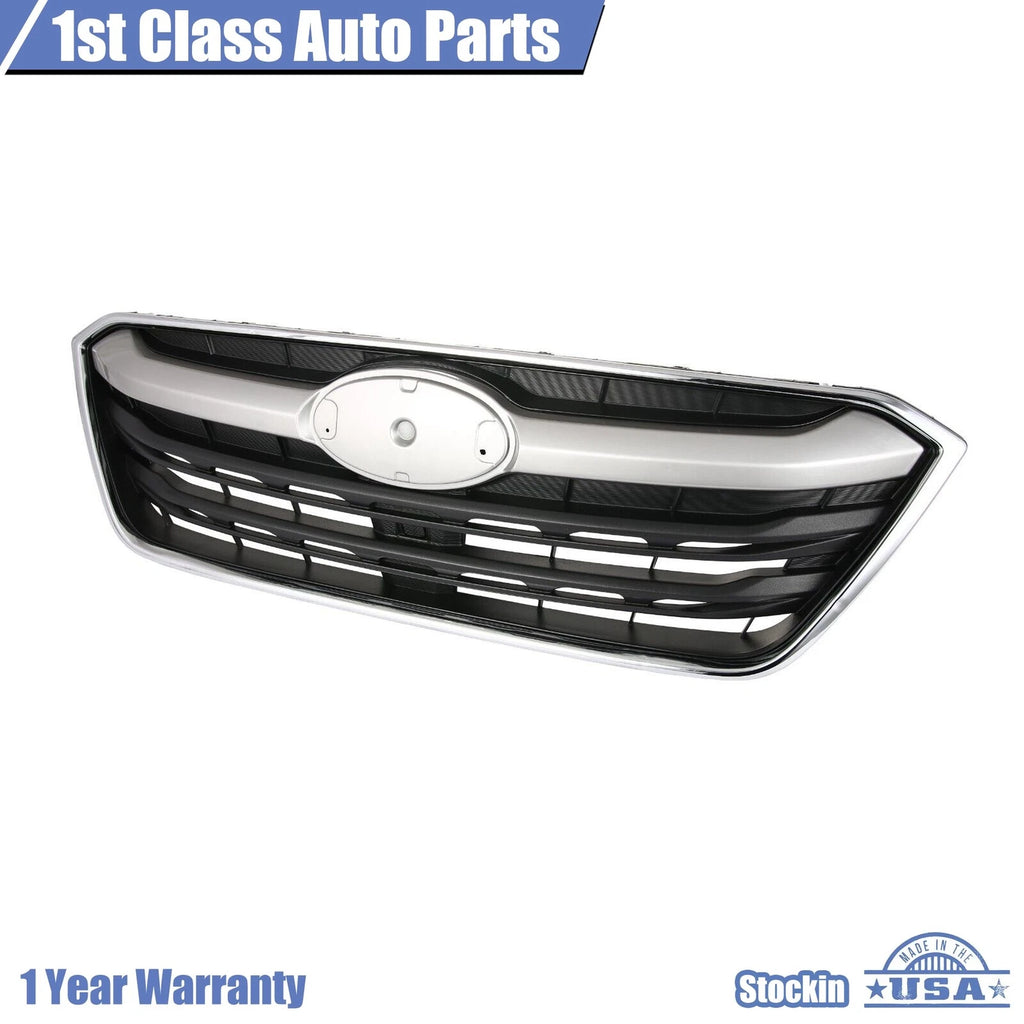 Front Grille Assembly for Subaru Outback (2020-2022) Black Silver