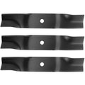 Set of 3 Lawn Mower Blades for Cub Cadet Tank 48" Cut