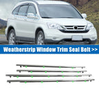 Set of 4 Weatherstrip Window Trim Seal Belts for Honda CR-V (2007–2011)