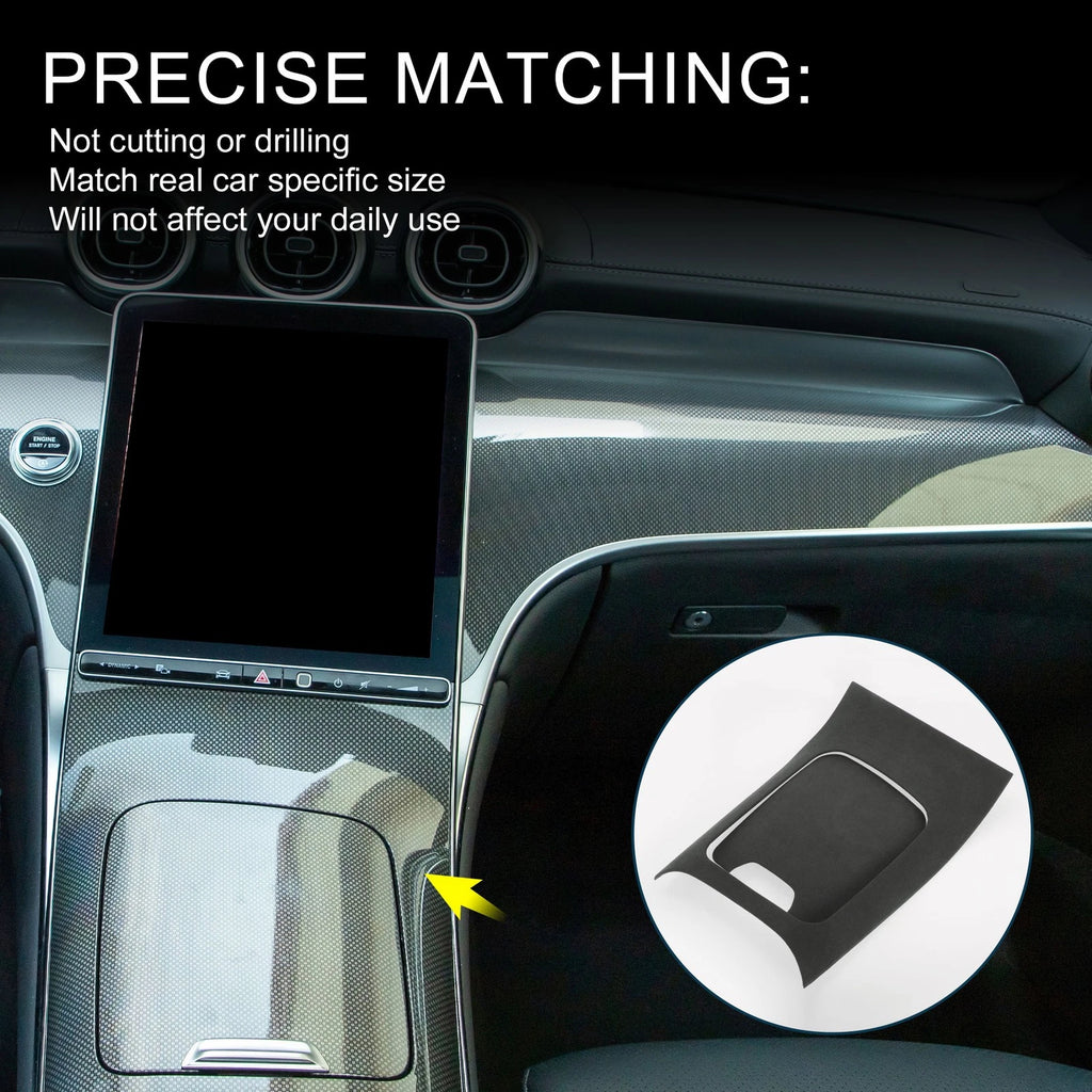Center Console Panel Sticker for Mercedes-Benz GLC Class X254 (2023–2023) Matte Black