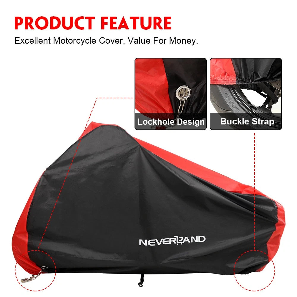 XL Waterproof Motorcycle Cover for Scooter (Outdoor Protection)