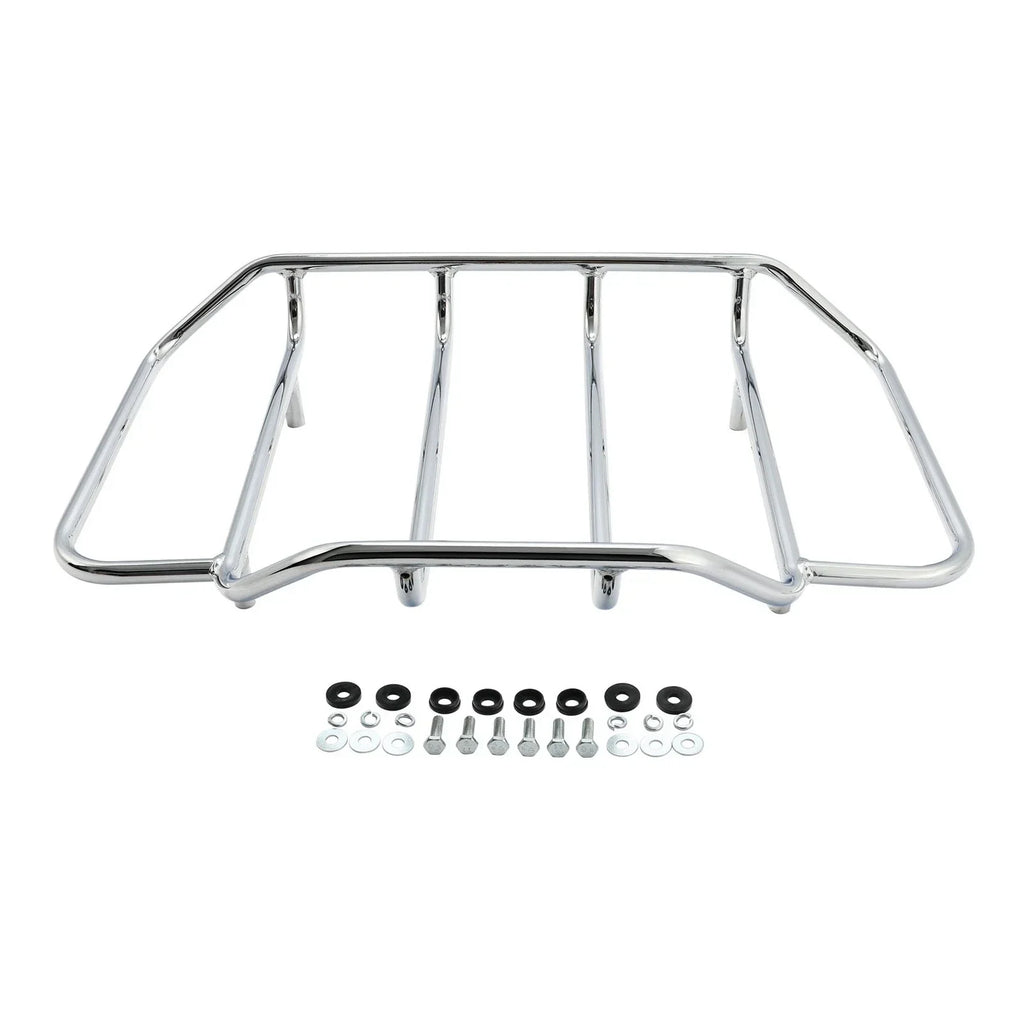 Chrome Trunk Luggage Rack for Harley Electra Street Road King Glide Touring
