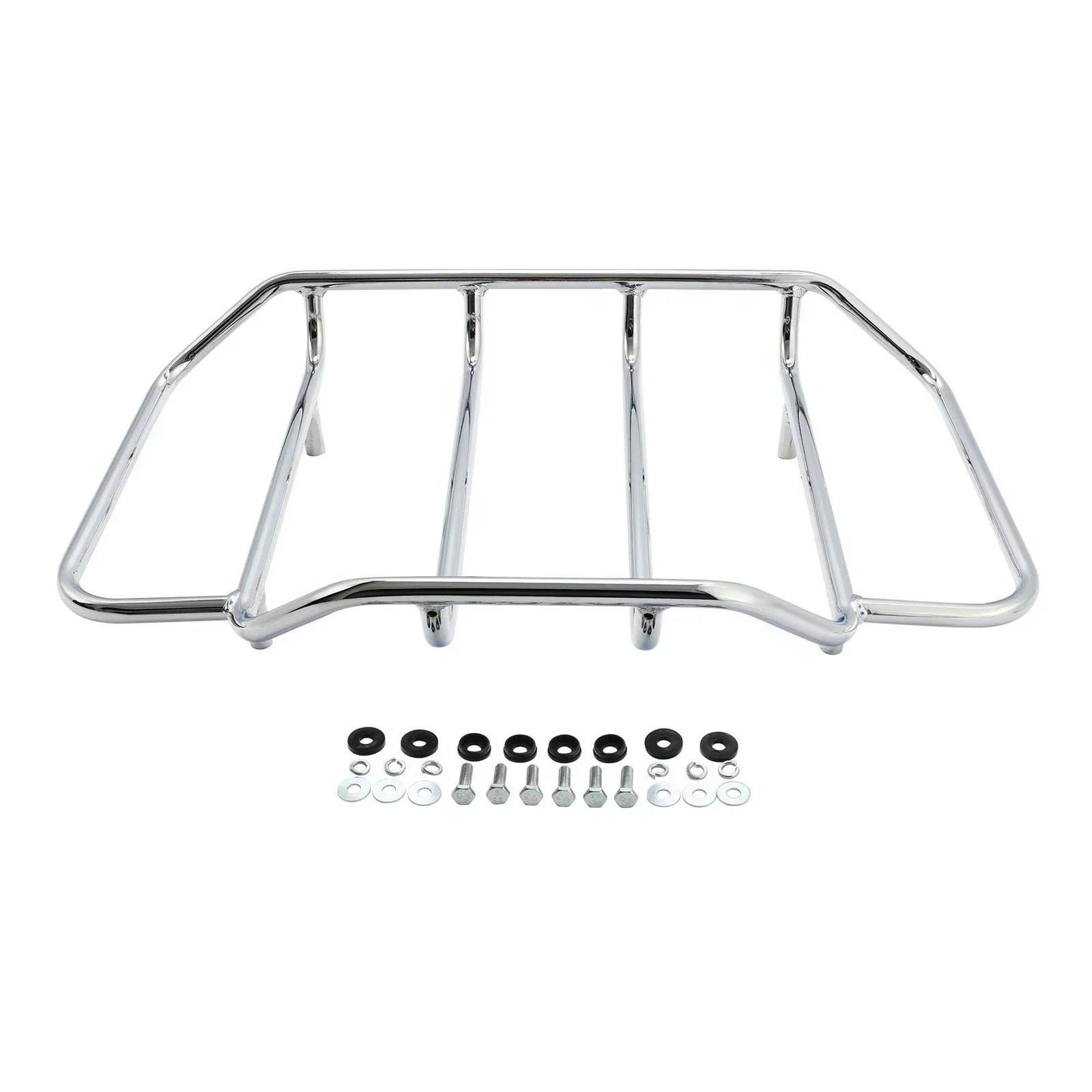 Chrome Trunk Luggage Rack for Harley Electra Street Road King Glide Touring