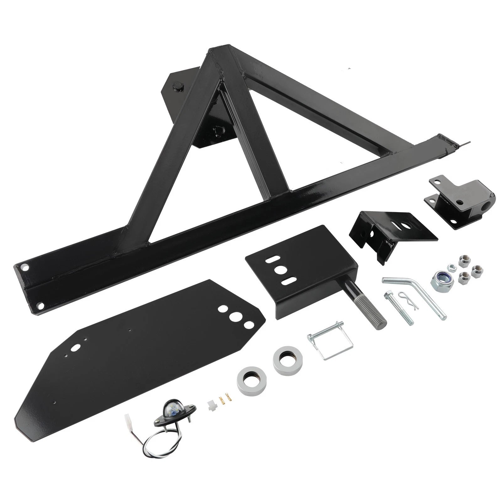 Black Tire Carrier for Hummer H2 (2003–2009)