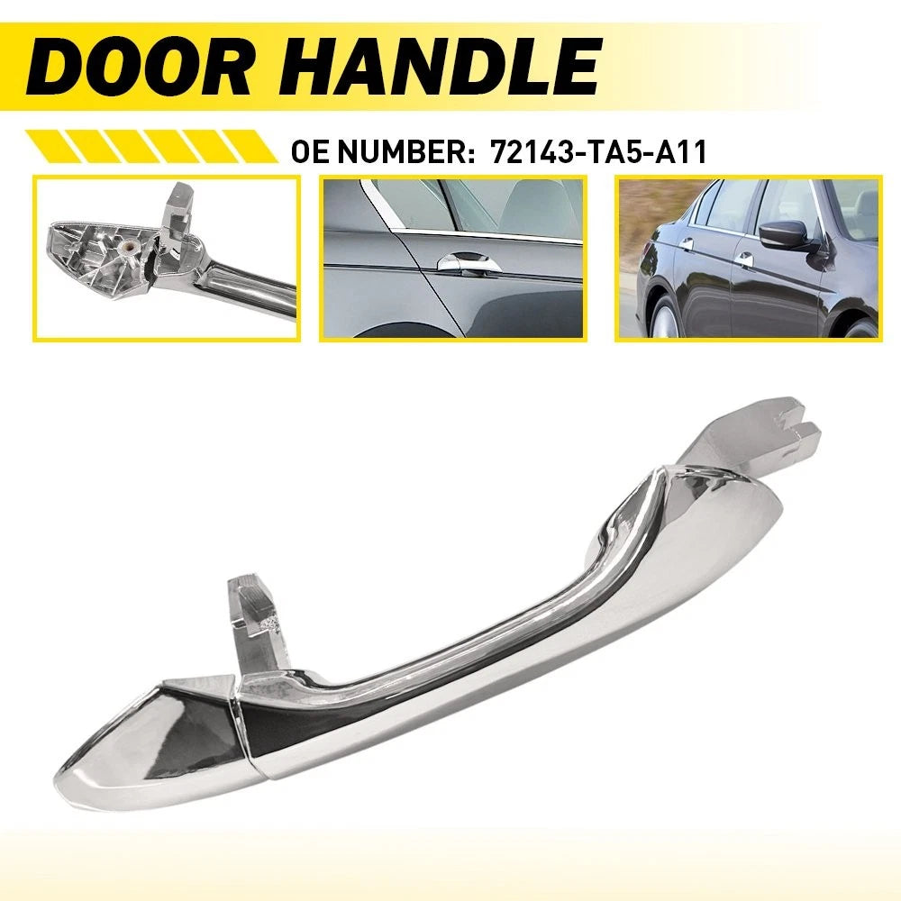 Chrome Exterior Outside Door Handle Right for Honda Accord (2008–2012)
