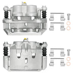 Pair Front Brake Calipers w/Brackets for Honda Pilot (2009–2015)