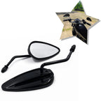 8mm Teardrop Mirror for Harley Davidson Sportster, Low Glide, Softail