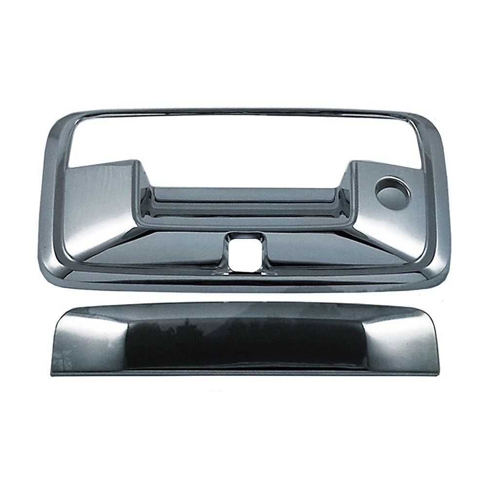 Tailgate Handle Cover for 2015-2019 Chevy Silverado HD w/Cam Cutout (Chrome)