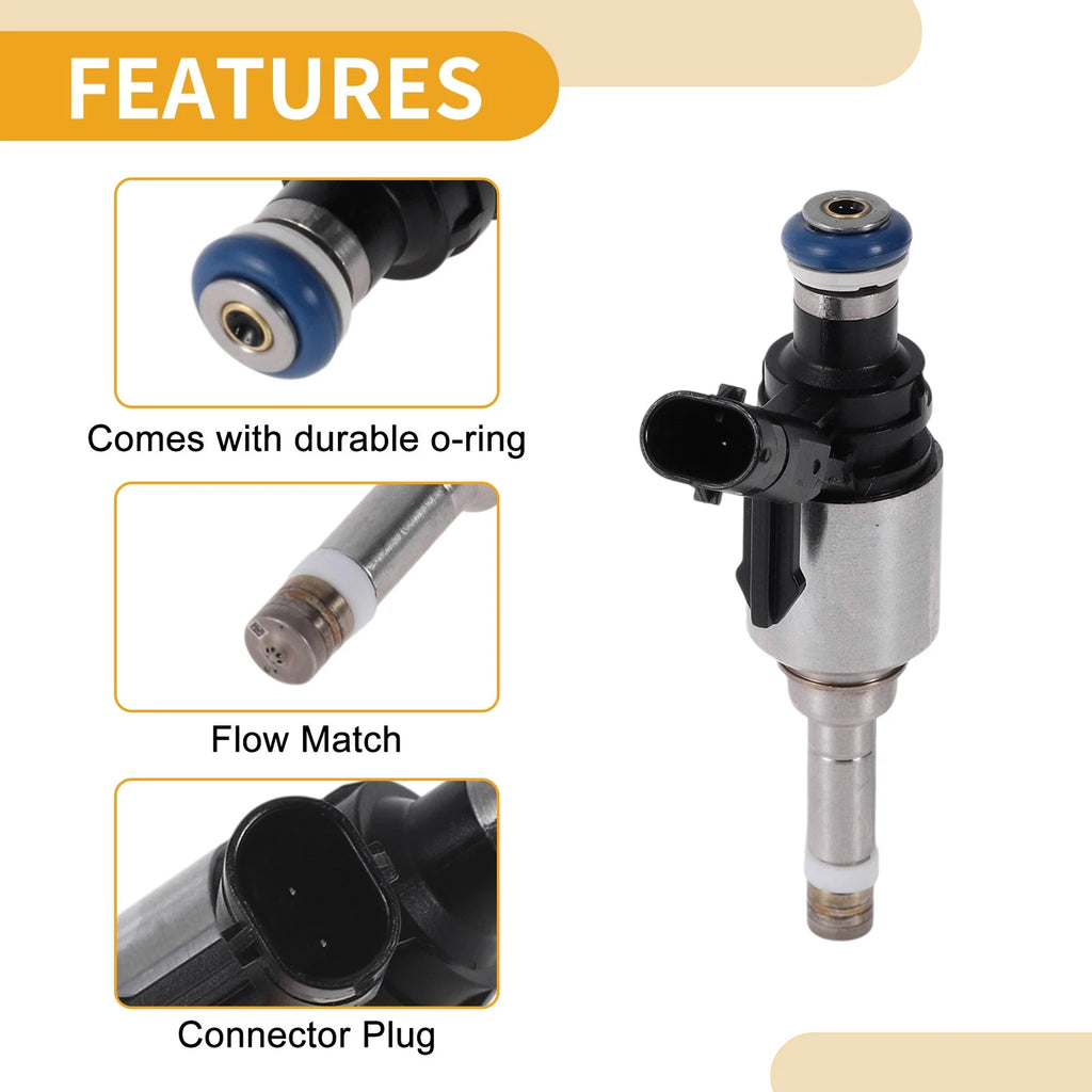 1 Pc Fuel Injector No.0261500244 for Audi A1 S1 quattro 2.0T (2014–2018)