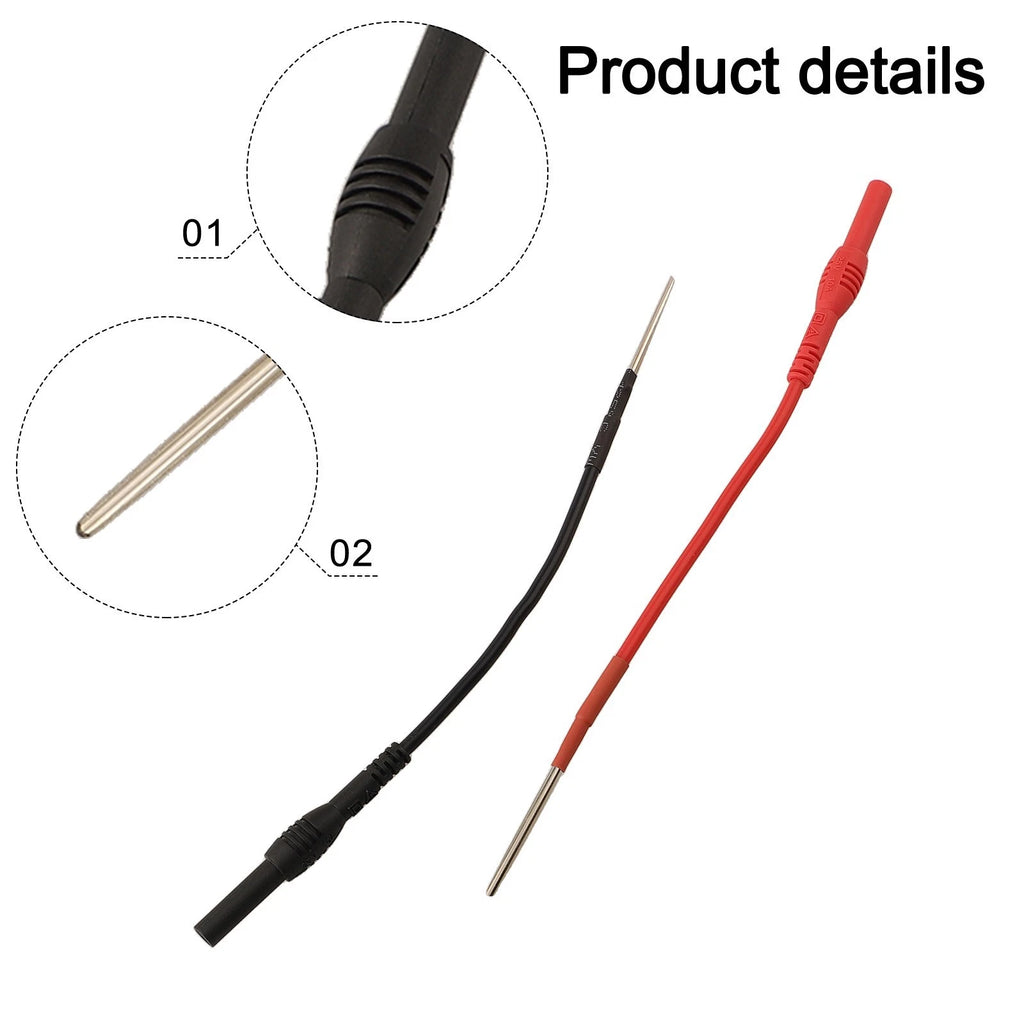 Silicone Spoon Back Probe Kit for 4mm Banana Connectors