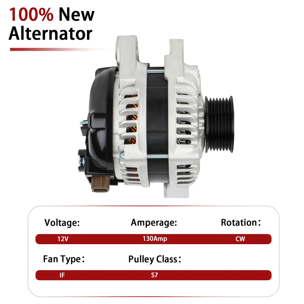 High Output Alternator for Acura TSX, Honda Accord (2008-2014)