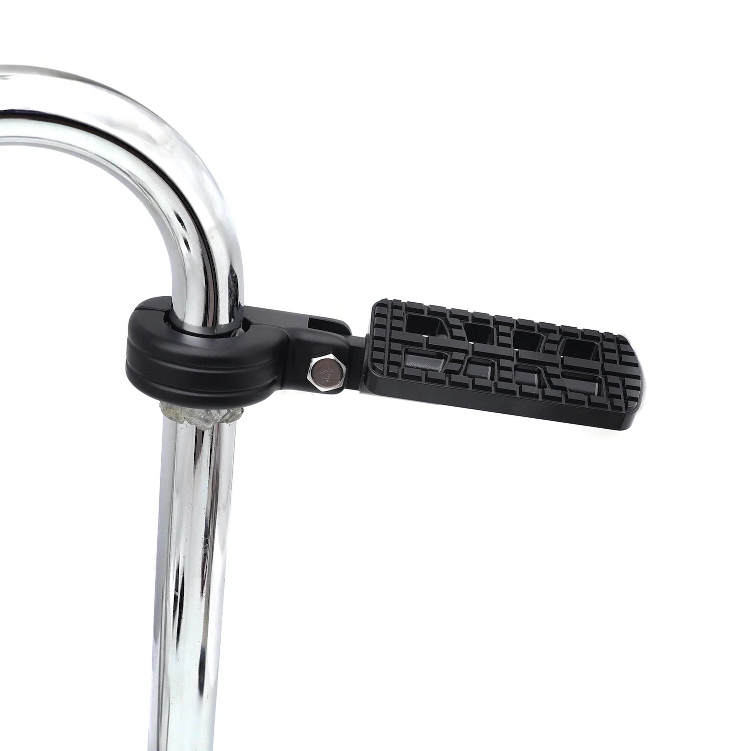 Black CNC Dominator Highway Foot Peg w/ 32mm P-Clamp for Harley Road Glide (2015–2023)