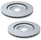 Set of 2 Rear Disc Brake Rotors 350mm for Audi A8 Quattro Q7 Q8 S8