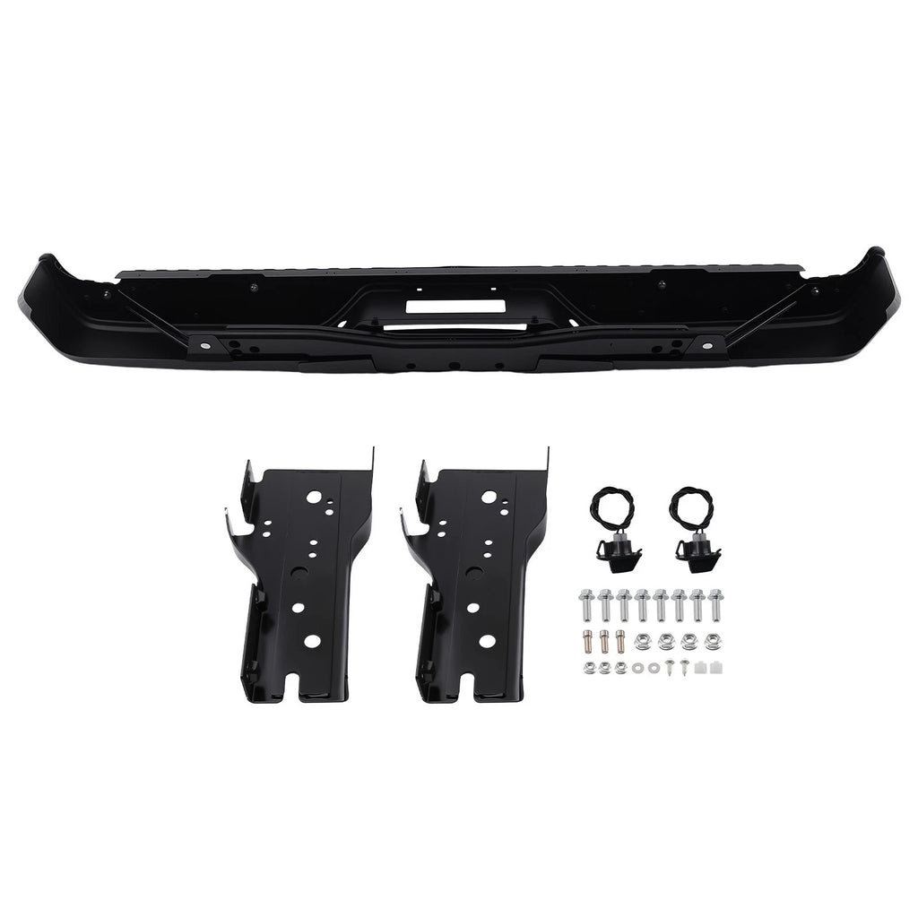 Rear Bumper Assembly for Nissan Titan (2004–2015) NI1103117 Steel Black