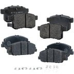 Set of 4 Ceramic Brake Pads for Honda Accord Coupe (2013–2017)