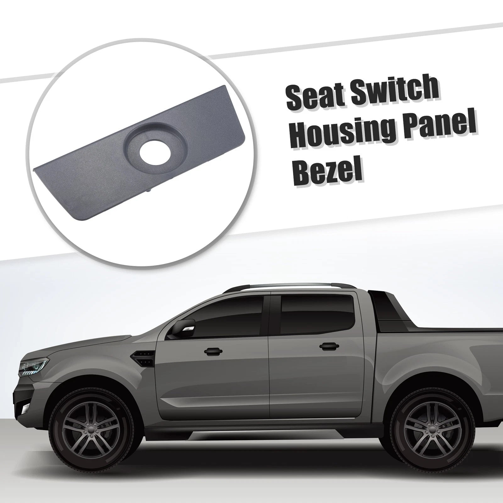 Seat Switch Housing Trim Bezel Panel for Ford F-150 FX4 (2015–2020)