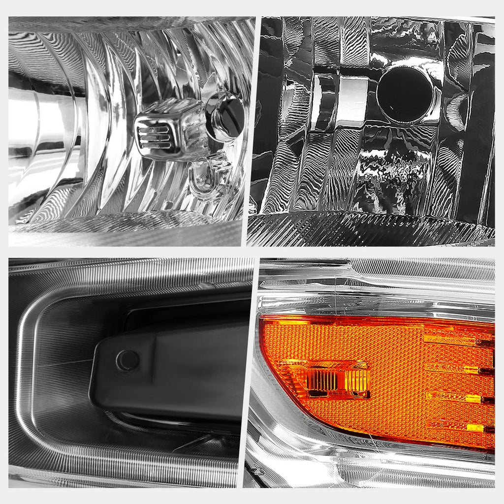 Amber Corner Headlight Lamp Chrome for Silverado 1500 WT/Custom Trail Boss (2019–2024)