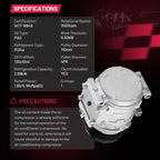 AC Compressor with Clutch for Toyota Tacoma 2.4L 2.7L 3.4L (1995–2004) CO21009C