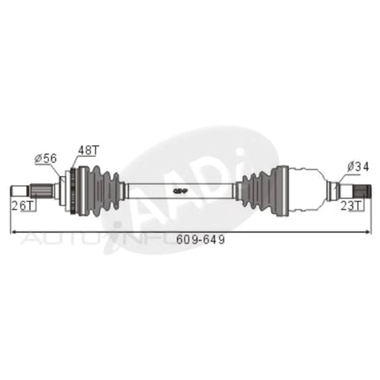 LH CV Shaft for Toyota Corolla (1989–2001)