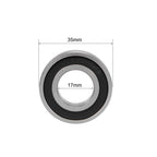 Set of 10 6003-2RS Ball Bearings for Various Models (17x35x10mm)