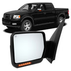 Left Chrome Driver Side Mirror with Power, Heated, LED Signals for Ford F150 (2004–2014)
