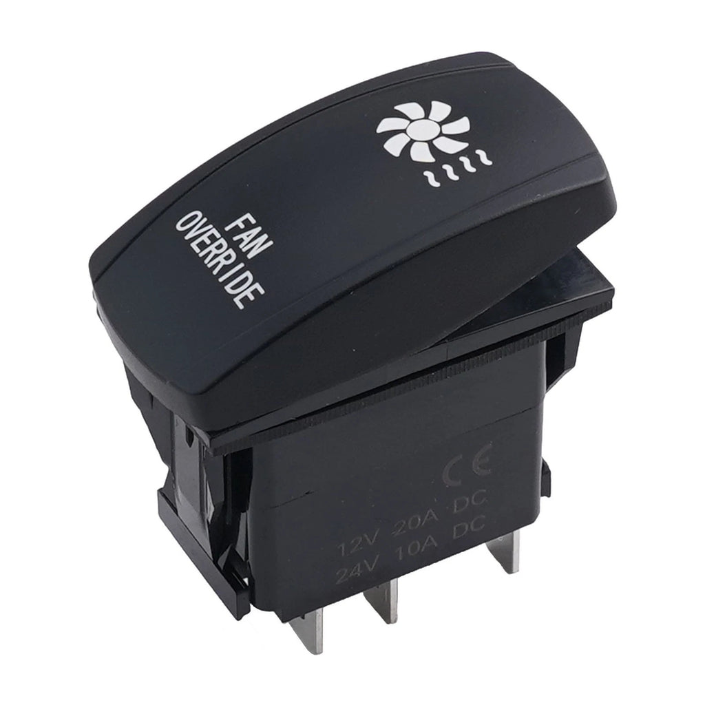 Rocker Switch for Universal Fitment (IP66, Red Light)