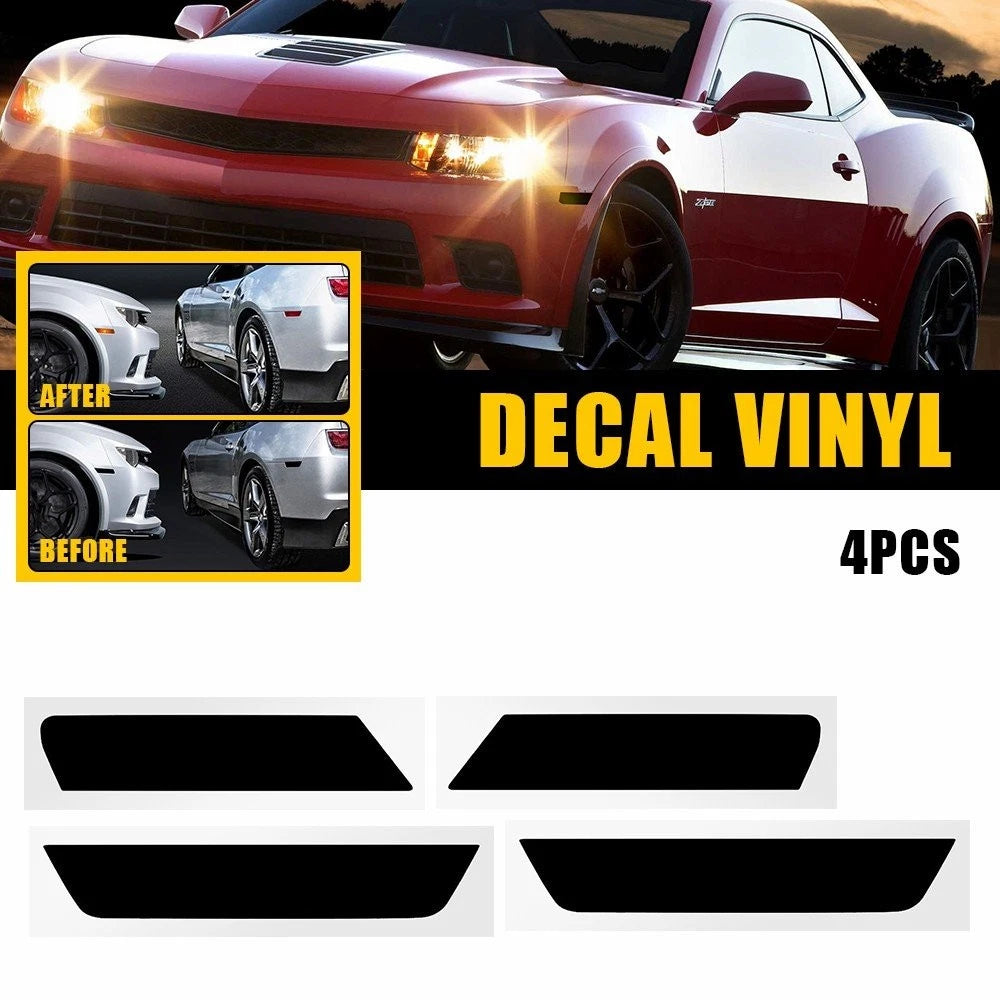4pcs Complete Reflector Blackout Kit Vinyl for Chevrolet Camaro (2010–2015)