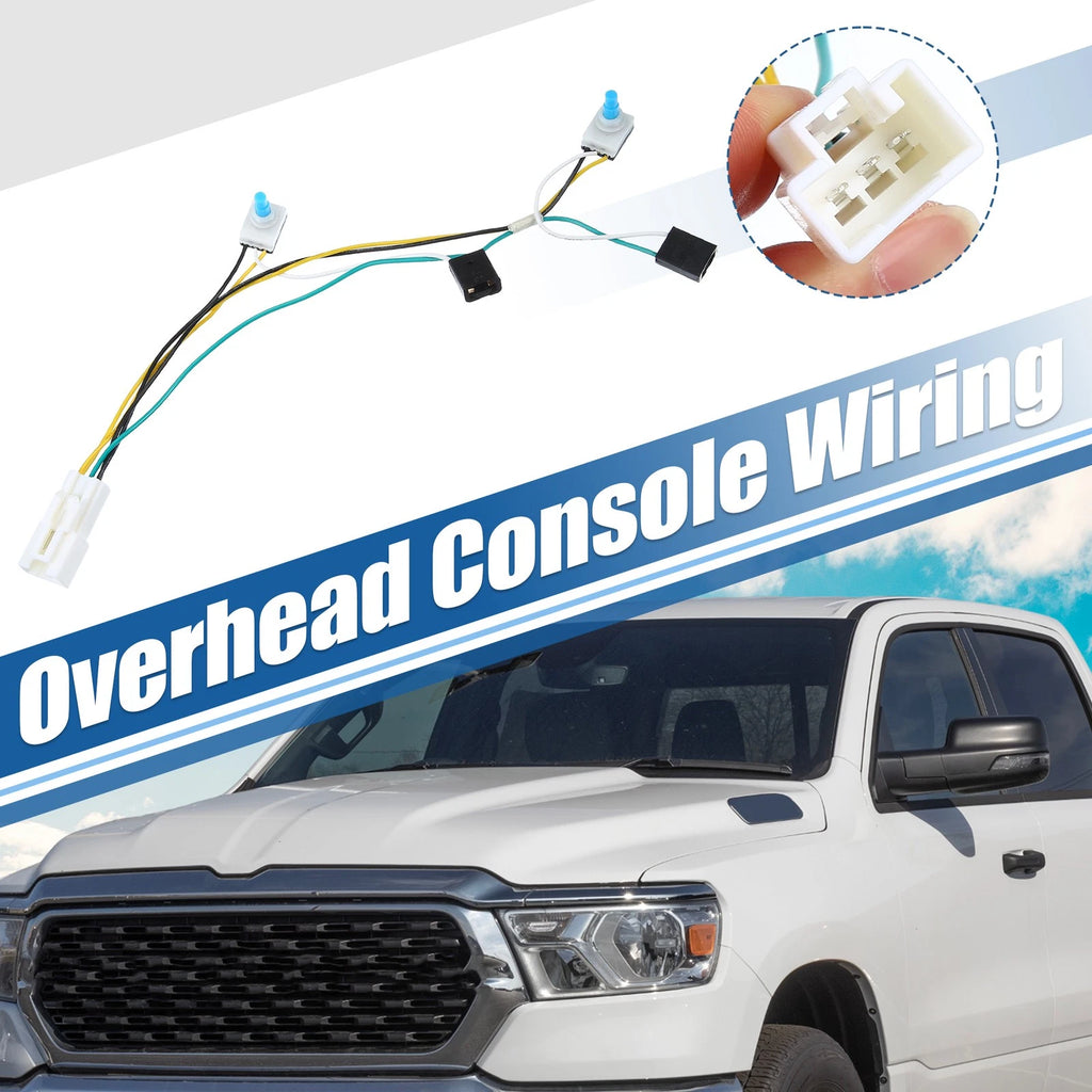 Overhead Console Map Light Wiring with Switches for Dodge Ram (2002–2008)