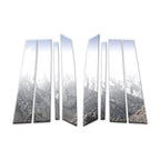 Stainless Steel Pillar Post Covers Diamond Grade 8pc for Ford Edge (2007–2015)