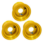 Set of 2 DWT Gold Front & Rear Wheels Rims 8" 8X8 for Honda ATC 90 110 185 250R (1981)