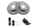 Front Brake Pad and Rotor Kit for Mazda 3 (2007–2009) JF171ZM