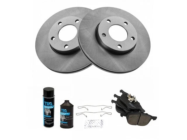 Front Brake Pad and Rotor Kit for Mazda 3 (2007–2009) JF171ZM