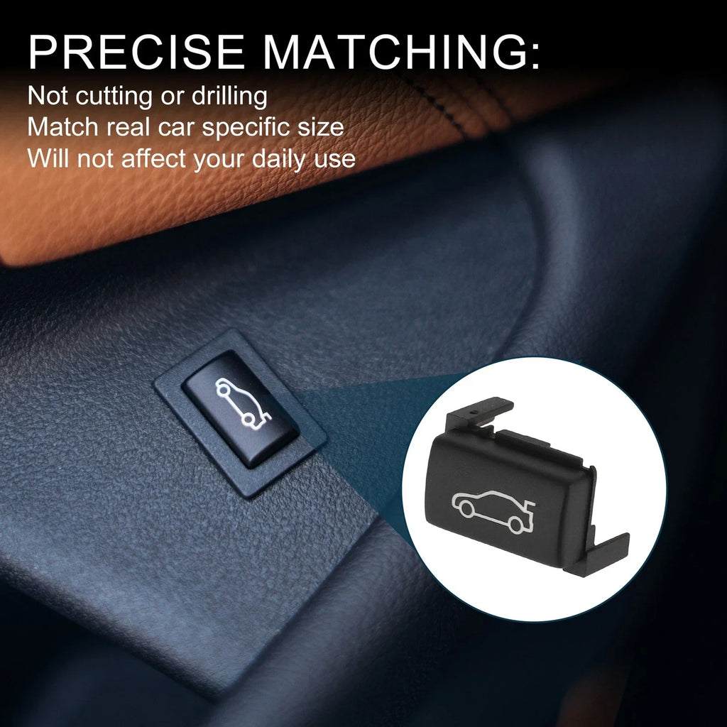 Tailgate Trunk Button Cover for BMW 1-7 X1 X3 Black