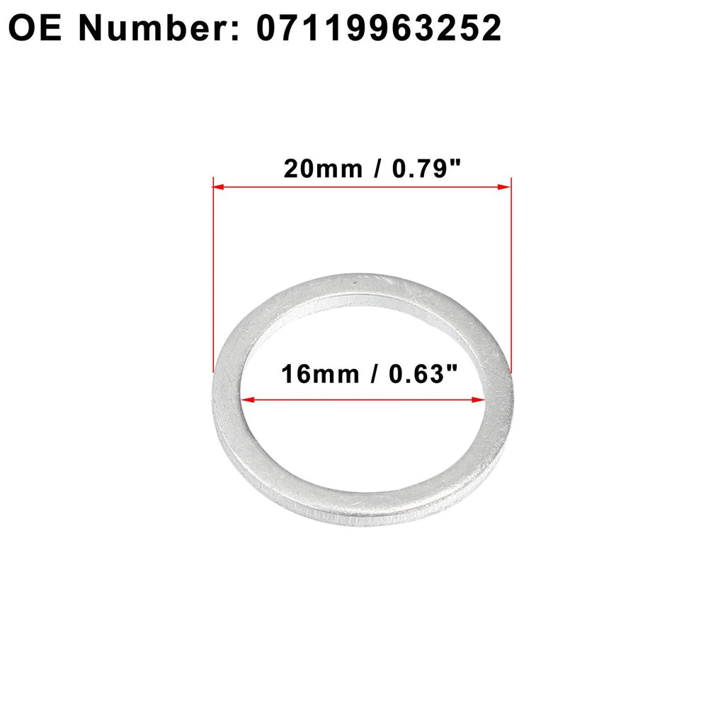 15pcs Oil Drain Screw Gasket M16 Crush Washer for BMW M3 (1999)