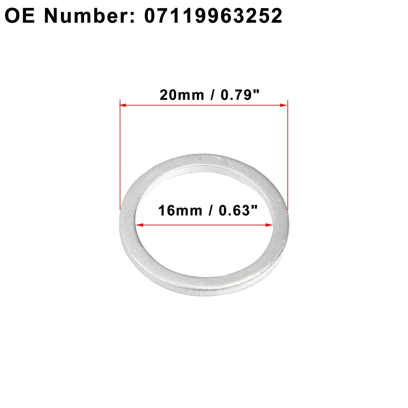 15pcs Oil Drain Screw Gasket M16 Crush Washer for BMW M3 (1999)