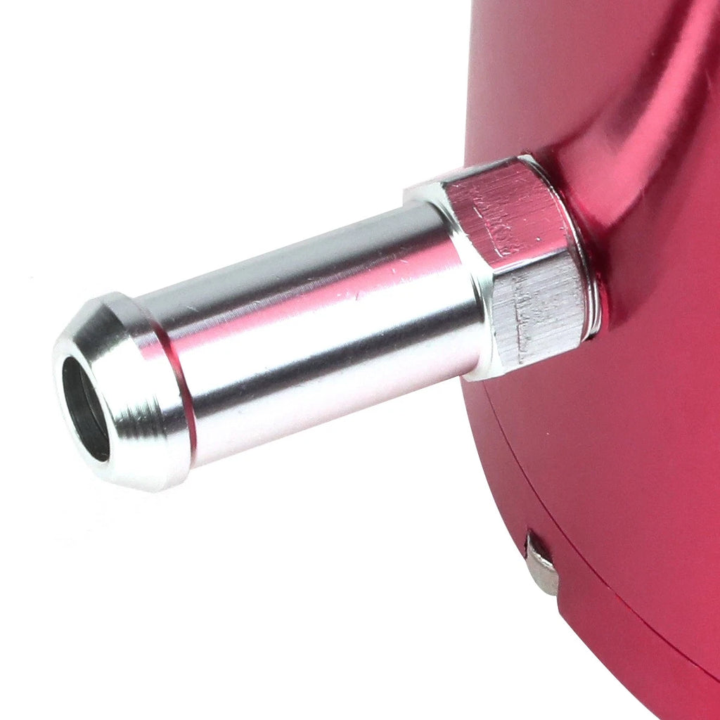 8.5" x 3" Anodized Aluminum Pink Coolant Recovery Overflow Reservoir Tank