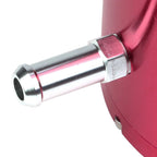 8.5" x 3" Anodized Aluminum Pink Coolant Recovery Overflow Reservoir Tank