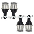 Set of 4 Upper & Lower Ball Joints for Honda Foreman Rubicon TRX 500 520 650 680