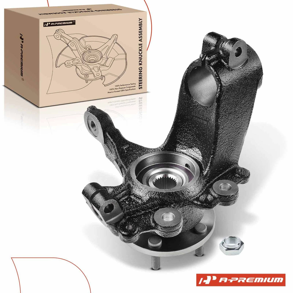 Front Left Steering Knuckle & Hub Bearing Assembly for Ford Focus (2012–2018)