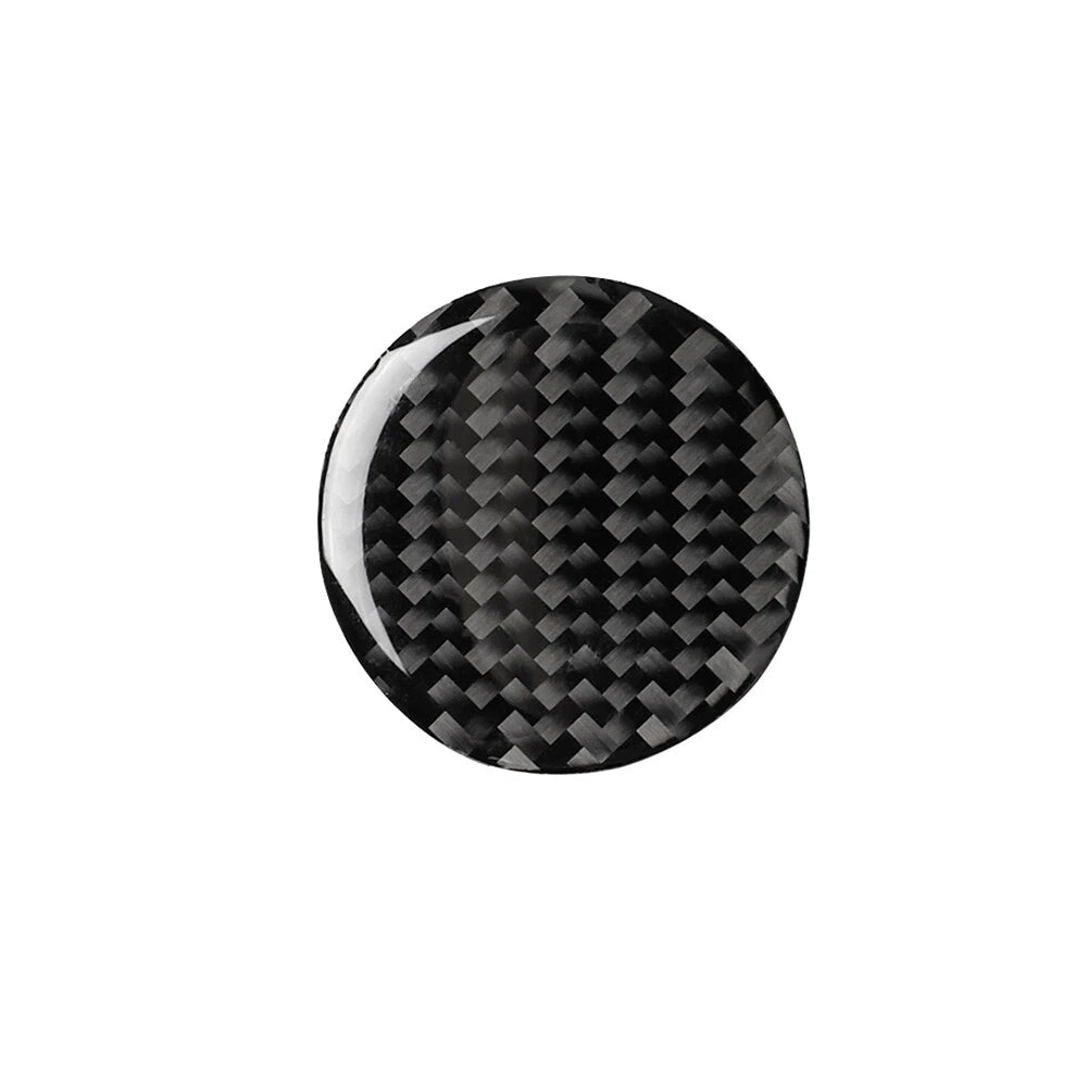 Carbon Black Multi-Media Control Knob Cover Trim for Audi A3 8V (2014–2019)