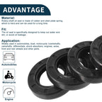 Set of 5 Oil Seal Rotary Shaft Seal NBR Rubber 30x52x10mm